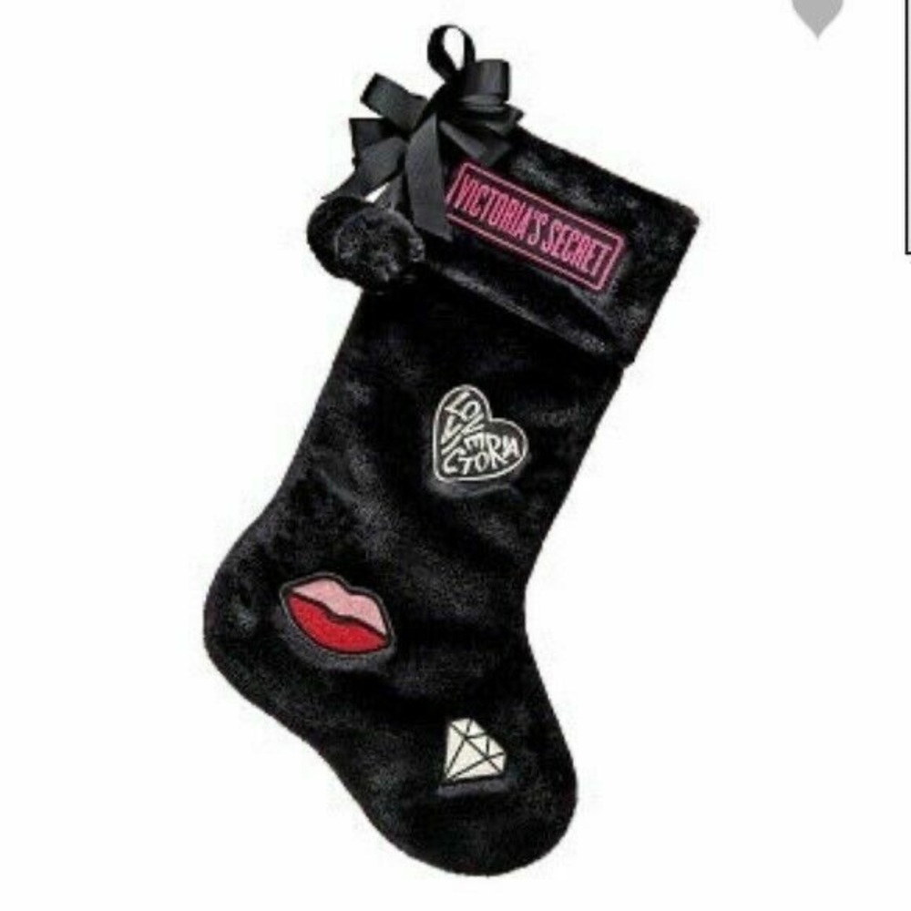 Victoria’s Secret faux fur Christmas stocking